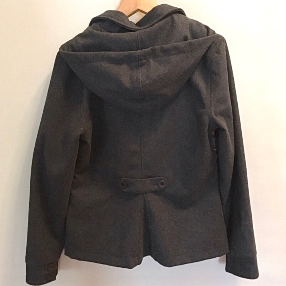 O'Neill Pattern Striped Hooded Button Jacket - Picture 5 of 5